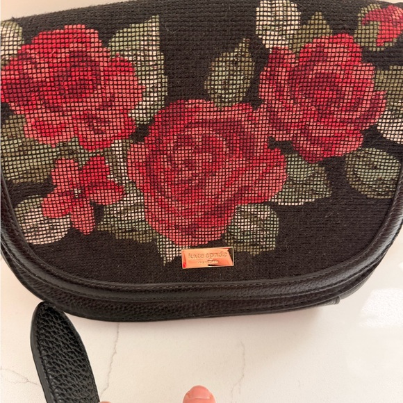 Kate spade floral Black Crossbody Bag - Picture 3 of 7